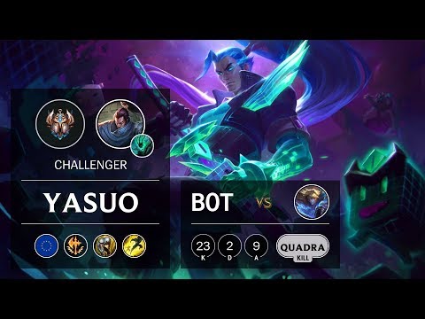 Yasuo Bot vs Ezreal - EUW Challenger Patch 9.13