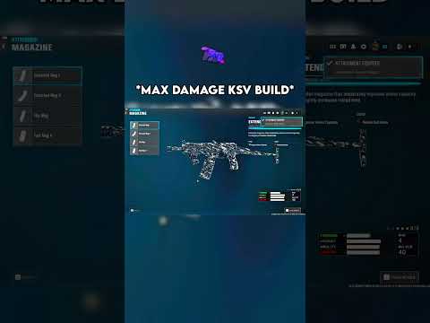 THE *MAX DAMAGE* KSV BUILD on WARZONE 👑 #warzone #callofduty #bo6 #rebirthisland #cod #shorts