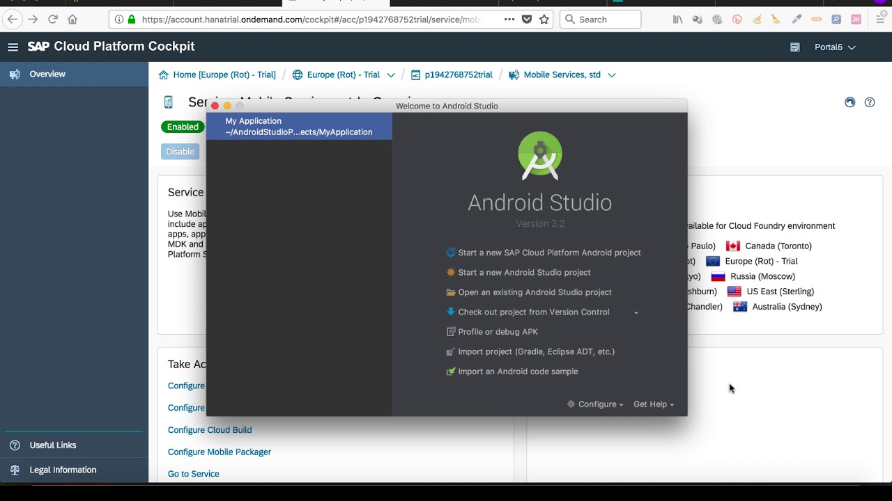 Using SAP Cloud Platform SDK for Android 1.0