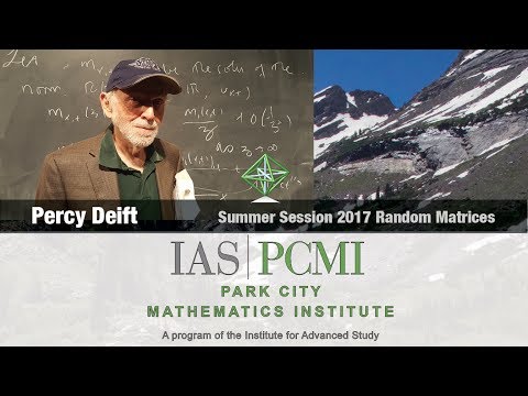 Percy Deift (1.2) Riemann-Hilbert problems, part 1.2