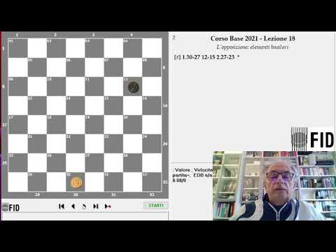 Dama Italiana - Lez. 18 - Opposizione Elementi base