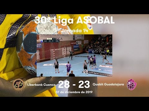 LIGA ASOBAL J14: Liberbank Cuenca - Quabit Guadalajara 28-23
