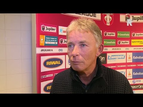 Harry van den Ham na de nederlaag tegen Fortuna Sittard