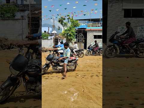 Slow Bike Race 😎📉 #pongalshorts #bikelife #bikeracing #whatsappstatusvideo