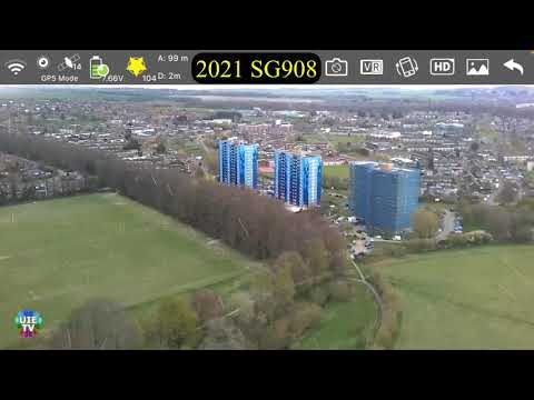 2021 New ZLL SG908 Full HD Camera & Flight Test Review During Snow Fall & Rain (bad Weather Test)