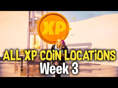 All XP Coin Locations (Week 3)  | Fortnite Season 4 Chapter 2