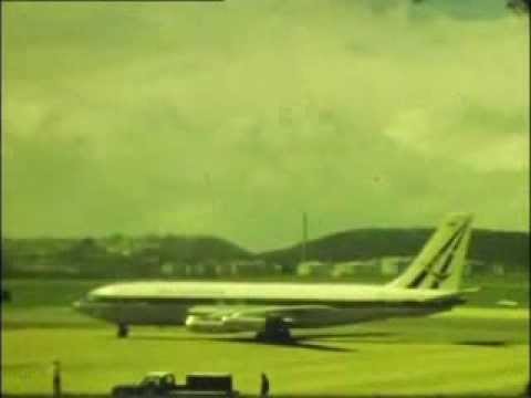 Air Rhodesia Boeing 720 - Durban's Louis Botha Airport c1973/4