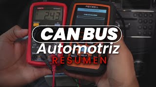 Redes de Comunicación CAN BUS mediciones con MULTÍMETRO y OSCILOSCOPIO en Vehículos
