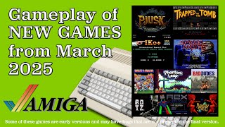 Gameplay of New Amiga Games from March 2025