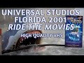 Universal Studios Florida 2001 Ride The Movies VHS Promo Great Quality