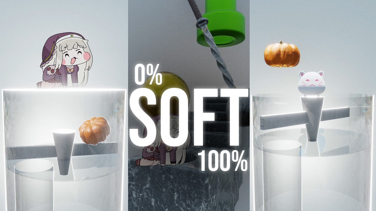 0% to 100% Physics Soft Body Simulation | Speaki