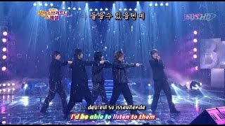 DBSK 동방신기 - Hug (debut stage) [eng + rom + hangul + karaoke sub]