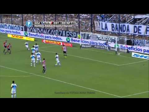 Correa al palo. Gimnasia 0 - Estudiantes 1. Final 2014. Fecha 8. Fútbol Para Todos.