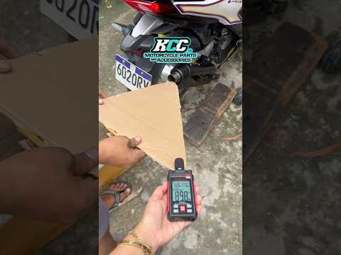 ACTUAL DB METER READING NG KVIN PIPE FOR HONDA CLICK