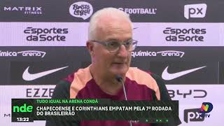 Chapecoense e Corinthians empatam sem gols na Arena Condá