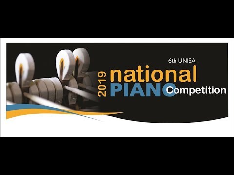 Unisa's 6th National Piano Competition - Round 3 - Jazz Category - Session 1