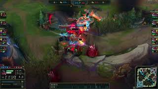 Aatrox 1v4 one for all against yone