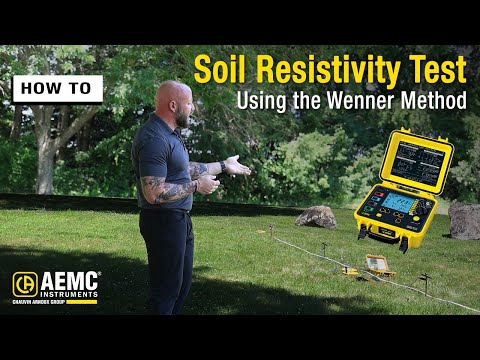 How to: 🔌Wenner Soil Resistivity Test with AEMC Model 6472🔌