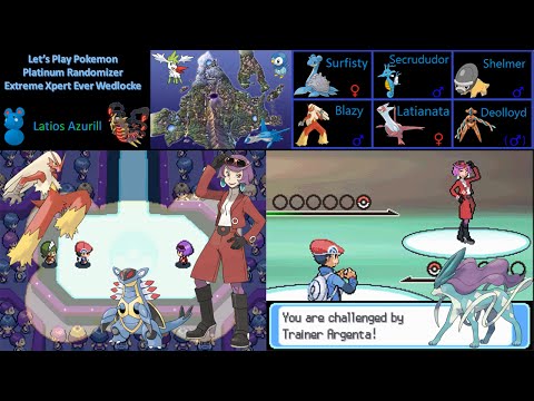 Pokemon Platinum Randomizer Extreme Xpert Ever Wedlocke:  Part 39 - Blazy On Fire