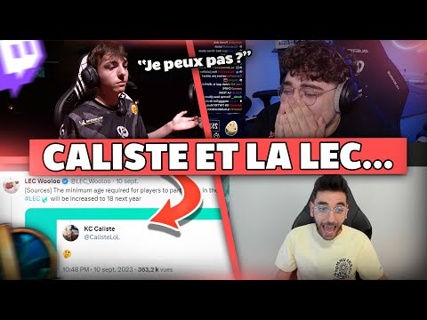 CALISTE NE PEUT PAS JOUER EN LEC, KAMETO RÉAGIT - Best of LoL #401 Réactions