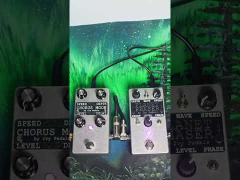 BUNDLE: Chorus Moon + Planet Phaser by Ivy Pedals - Silver/Black - Planetary Modulation Bundle image 11