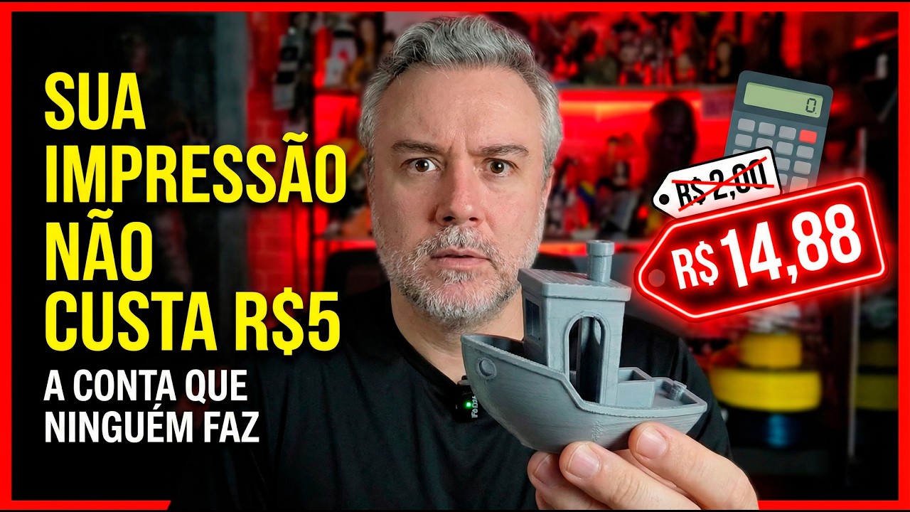 Vídeo do 3D Geek Show: o custo real da impressão 3D