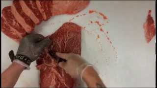 How to cut Flatiron Steaks.