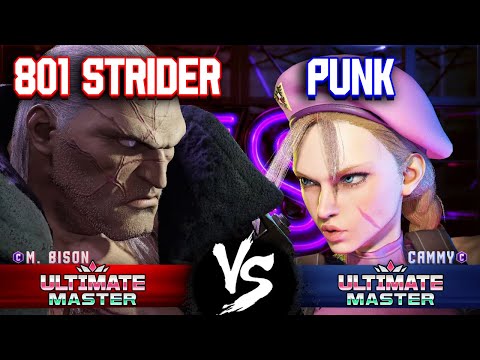 SF6 ▰ 801 STRIDER (M. Bison) vs PUNK (Cammy) ▰ High Level Gameplay