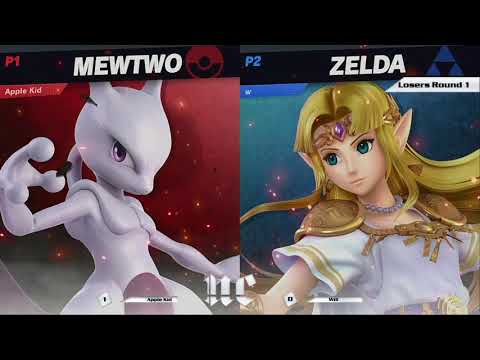 Ultimate Problem Set #2 Losers Round 1 - Apple Kid (Ness, Mewtwo) vs Will (Young Link, Zelda)