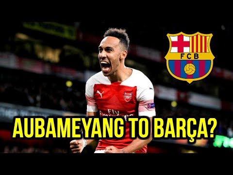 BREAKING NEWS: BARCELONA EYE AUBAMEYANG AS THE REPLACEMENT FOR SUAREZ