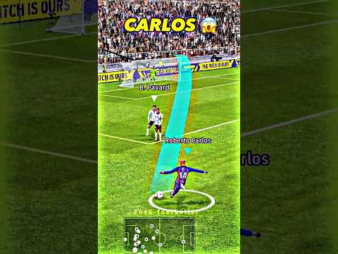 Roberto Carlos 🥶free kick #pes2021 #efootball2023 #efootball