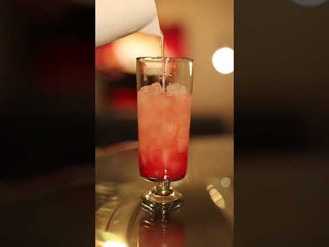 A Raspberry Spritzer #homecafe #coffeetok #pourovercoffee #easyrecipe #yesdaychallenge #crowdcheers