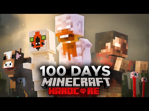 EPIC 100 Days Minecraft Survival - All the Best Moments!