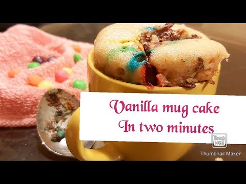 MUG CAKE IN 2 MINUTES//HADIYA'S WORLD HADIYA///