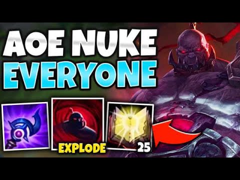 BLOW UP EVERYONE WITH W! FULL AP SION ONE SHOT COMBOS! - League of Legends