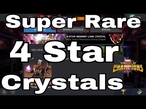 3x 4 Star Memory Lane Crystals | Marvel Contest Of Champions