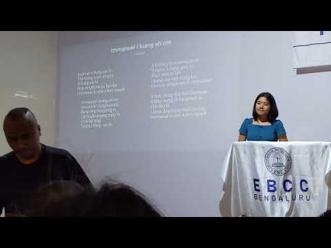 Immanuel i kiang ah om by Ningzoukim at EBCC Bangalore