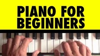 Piano Lessons for Beginners Lesson 3 How to Play Piano Chords Free Easy Online Tutorial Notes