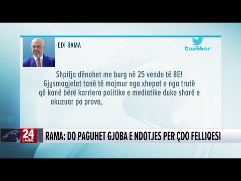 13 tetor, 2018 Edicioni Qendror i Lajmeve ne News24