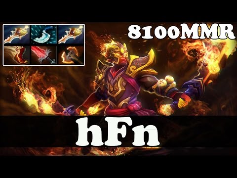 Dota 2 - hFn 8100 MMR Plays Ember Spirit vol 3 - Ranked Match Gameplay