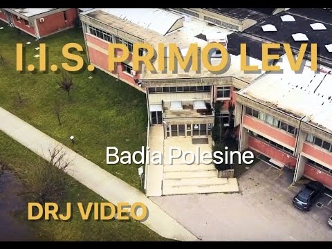 Drone view of I.I.S. Primo Levi, Badia Polesine, Italy