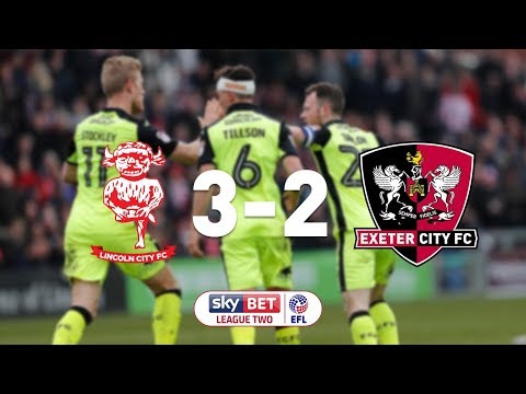 Lincoln City 3 Exeter City 2 (30/3/18) EFL Sky Bet League 2