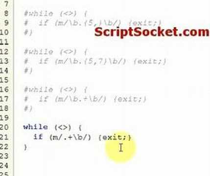 Perl Tutorial 115 - Regex: Quantifiers