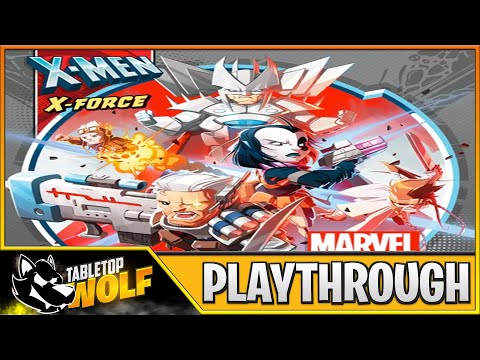 X-men Marvel United - X-Force Playthrough