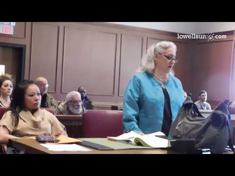 In Ayer District Court, defense attorney Marcia Kovner argues the case against Daovone Nokham, of We