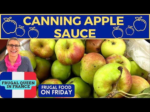 Canning Apple Sauce - We start preserving a bumper crop of free apples