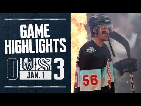 Vegas Golden Knights at Seattle Kraken | 1/1 Game Highlights