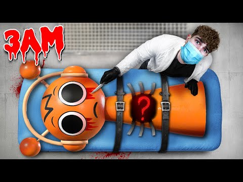 (WHAT’S INSIDE?) CUTTING OPEN REAL SPRUNKI AT 3 AM!!