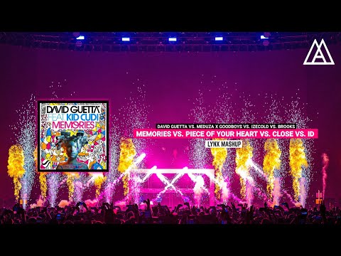 David Guetta vs. MEDUZA vs Brooks - Memories vs. Piece Of Your Heart vs. Close vs. Somebody (Mashup)