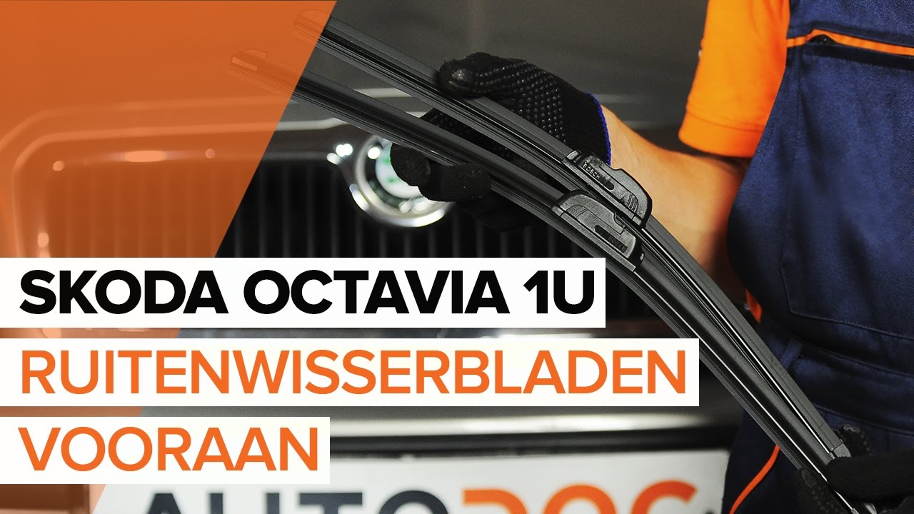 Hoe ruitenwissers vooraan vervangen bij een Skoda Octavia 1U – Leidraad voor bij het vervangen